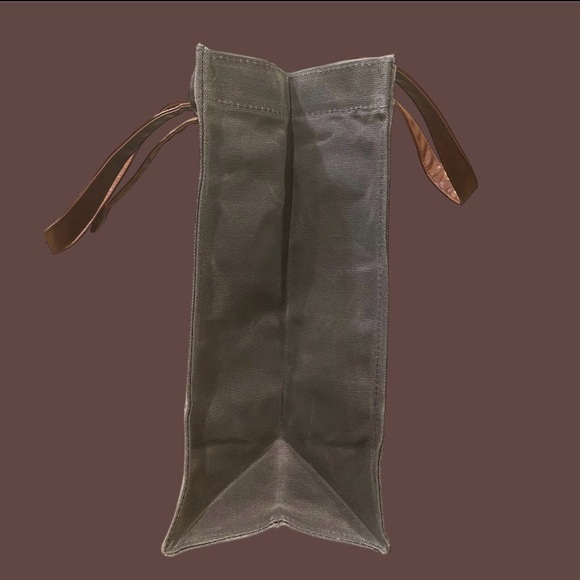 Gray Canvas Red Cross Tote Bag - Picture 4 of 10